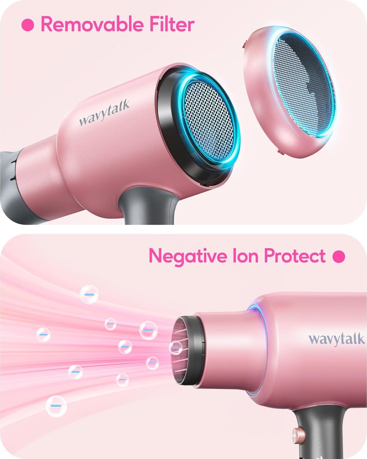 limit time deals 42% off Wavytalk Hair Dryer, Blown Away Ionic Hair Dryer - Image 3
